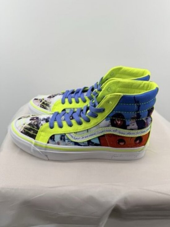 Vans x Fumiko Imano Sk8-Hi Neon Graphic High Top Sneakers Men’s Size 7 main image 6